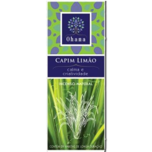 Ohana Incenso Natural - CAPIM LIMÃO